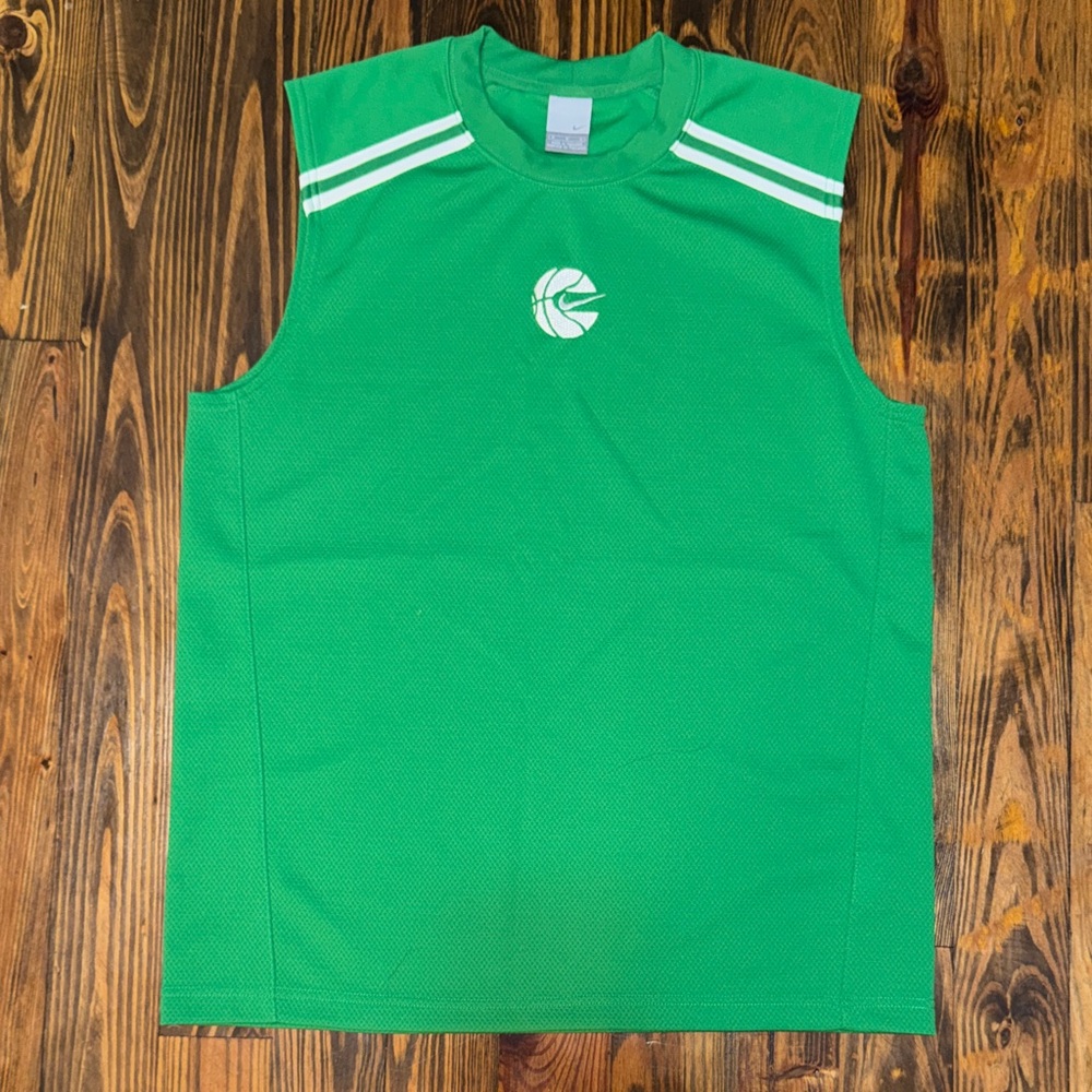 Nike Green Tank Top with White Accents